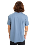 The Quiksilver Mens Core Skull T-Shirt in China Blue