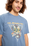 The Quiksilver Mens Core Skull T-Shirt in China Blue