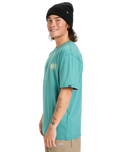 The Quiksilver Mens Gotam Foam T-Shirt in Deep Sea