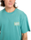 The Quiksilver Mens Gotam Foam T-Shirt in Deep Sea