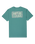 The Quiksilver Mens Gotam Foam T-Shirt in Deep Sea
