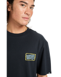 The Quiksilver Mens Gotam Foam T-Shirt in Black