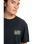 The Quiksilver Mens Gotam Foam T-Shirt in Black