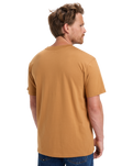 The Quiksilver Mens Anchor Lockup T-Shirt in Almond