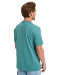 The Quiksilver Mens Anchor Lockup T-Shirt in Deep Sea