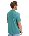The Quiksilver Mens Anchor Lockup T-Shirt in Deep Sea