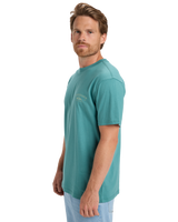 The Quiksilver Mens Anchor Lockup T-Shirt in Deep Sea
