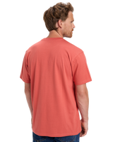 The Quiksilver Mens Anchor Lockup T-Shirt in Mustard