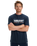 The Quiksilver Mens Box Shaped T-Shirt in Dark Navy