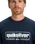 The Quiksilver Mens Box Shaped T-Shirt in Dark Navy