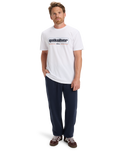 The Quiksilver Mens Box Shaped T-Shirt in White