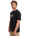 The Quiksilver Mens Type Line T-Shirt in Black