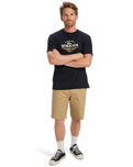 The Quiksilver Mens Type Line T-Shirt in Black