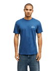 The Quiksilver Mens Mini Logo T-Shirt in Dark Denim