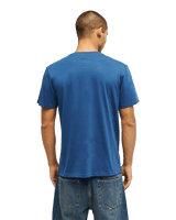 The Quiksilver Mens Mini Logo T-Shirt in Dark Denim