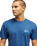 The Quiksilver Mens Mini Logo T-Shirt in Dark Denim