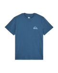 The Quiksilver Mens Mini Logo T-Shirt in Dark Denim