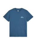 The Quiksilver Mens Mini Logo T-Shirt in Dark Denim
