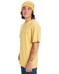 The Quiksilver Mens EV Desert Waves T-Shirt in Rattan