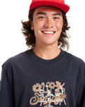 EV Natural Smash T-Shirt in Dark Navy