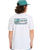 The Quiksilver Mens EV Moon Run T-Shirt in White