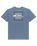 The Quiksilver Mens EVO Border Lines T-Shirt in China Blue