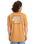 The Quiksilver EVO Border Lines T-Shirt in Almond | Available at Anns Cottage