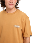 The Quiksilver EVO Border Lines T-Shirt in Almond | Available at Anns Cottage
