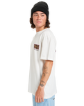 The Quiksilver Mens EVO Youth Crisis T-Shirt in Snow White