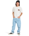 The Quiksilver Mens EVO Youth Crisis T-Shirt in Snow White