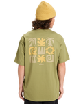 The Quiksilver Mens PTO Sun Flow T-Shirt in Loden Green