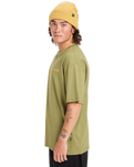 The Quiksilver Mens PTO Sun Flow T-Shirt in Loden Green