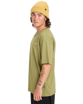 The Quiksilver Mens PTO Sun Flow T-Shirt in Loden Green
