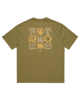 The Quiksilver Mens PTO Sun Flow T-Shirt in Loden Green