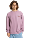 HW Hollow Coves Long Sleeve T-Shirt in Elderberry
