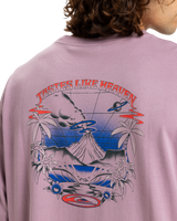 HW Hollow Coves Long Sleeve T-Shirt in Elderberry