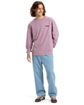 HW Hollow Coves Long Sleeve T-Shirt in Elderberry