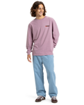 HW Hollow Coves Long Sleeve T-Shirt in Elderberry