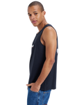 The Quiksilver Mens Archive Mix Vest in Black