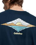 The Quiksilver Mens Dawn T-Shirt in Dark Navy