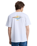 The Quiksilver Mens Dawn T-Shirt in White