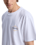 The Quiksilver Mens Dawn T-Shirt in White