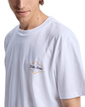 The Quiksilver Mens Dawn T-Shirt in White