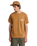 The Quiksilver Mens Bliss Point T-Shirt in Tobacco Brown