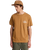 The Quiksilver Mens Bliss Point T-Shirt in Tobacco Brown