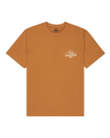 The Quiksilver Mens Bliss Point T-Shirt in Tobacco Brown