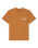 The Quiksilver Mens Bliss Point T-Shirt in Tobacco Brown
