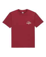 The Quiksilver Mens Bliss Point T-Shirt in Burnt Russet