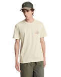 The Quiksilver Mens Bliss Point T-Shirt in Bone White