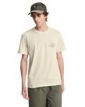 The Quiksilver Mens Bliss Point T-Shirt in Bone White